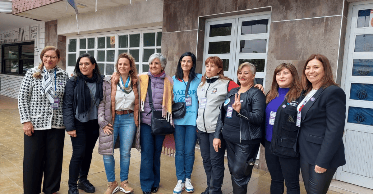 Karina Navarro destacó el rol femenino en el trabajo.