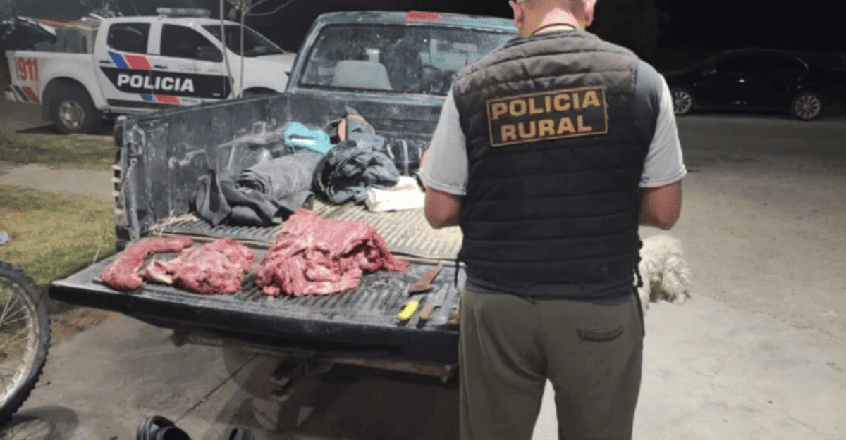Operativo en Albardón: secuestran carne de guanaco y detienen a cuatro Operativo en Albardón: secuestran carne de guanaco y detienen a cuatro