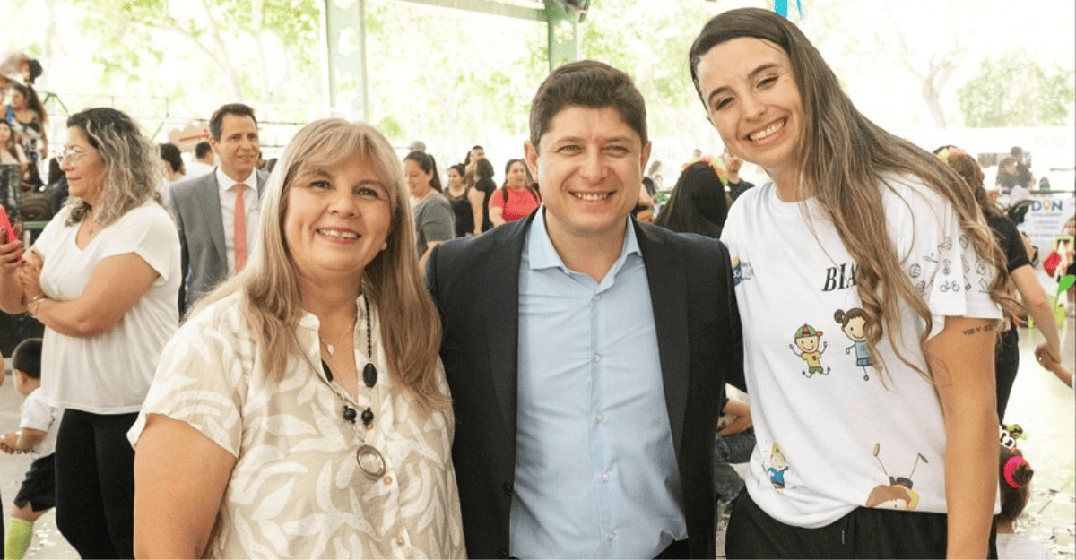 Orrego participó de la muestra anual de los CDI en Santa Lucía y destacó el trabajo docente.