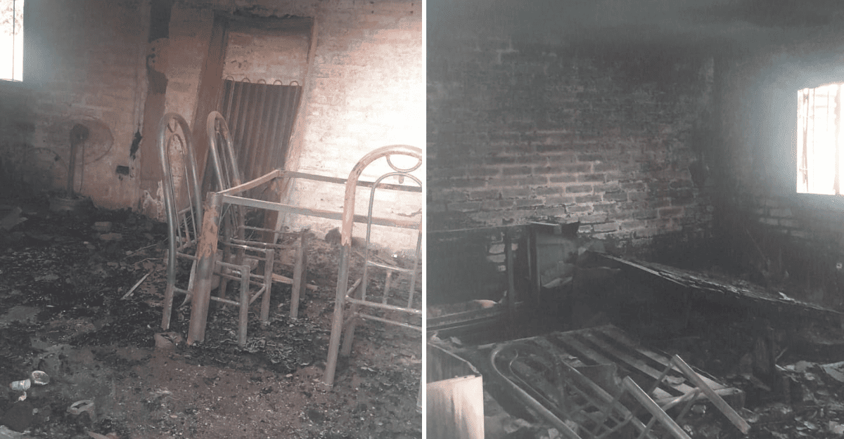 Violenta madrugada en Rawson: denuncias cruzadas, amenazas de muerte y un incendio