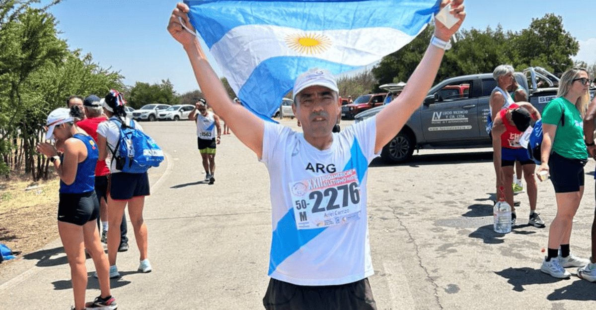 Buen rendimiento del sanjuanino Carrizo en el Sudamericano Máster 2025.