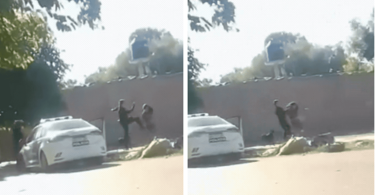 Un video muestra a un policía golpeando a dos mujeres durante un operativo en Chimba Un video muestra a un policía golpeando a dos mujeres durante un operativo en Chimba