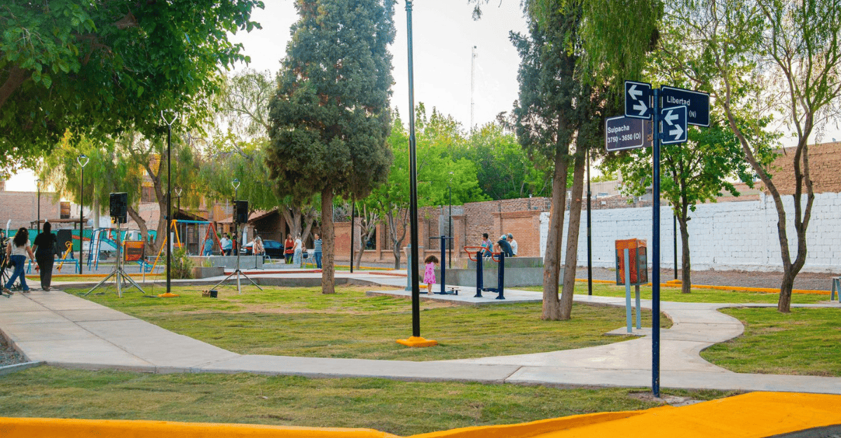 Rivadavia inauguró una nueva obra en barrio Gemo II Rivadavia inauguró una nueva obra en barrio Gemo II