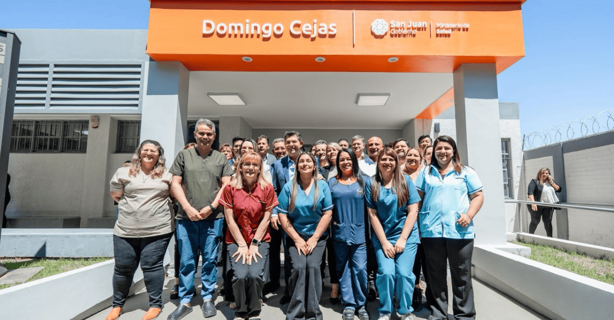 Orrego inauguró la ampliación del Centro de Salud de Las Casuarinas.