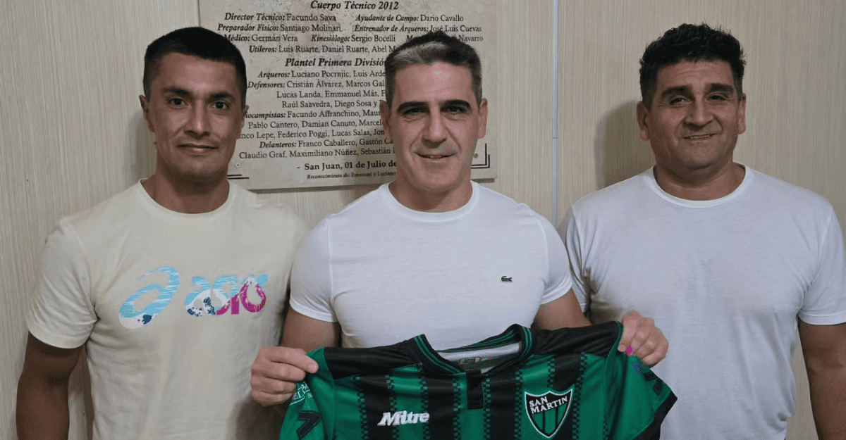 San Martín presentó a Ariel Martos como nuevo DT y confirmó al equipo técnico San Martín presentó a Ariel Martos como nuevo DT y confirmó al equipo técnico