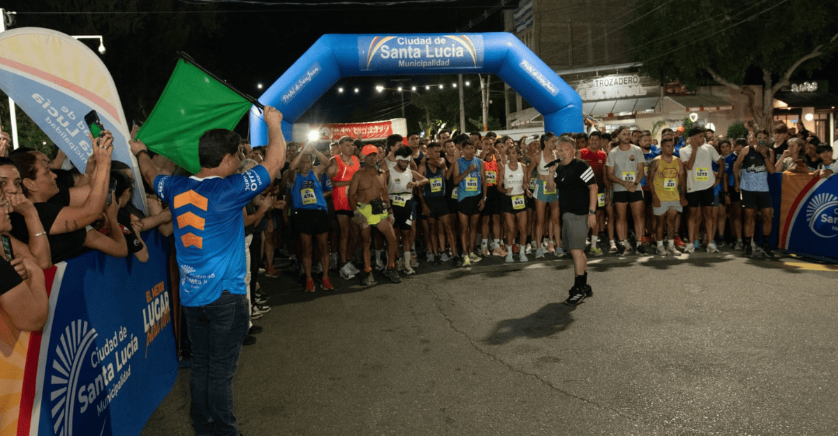 Santa Lucía celebró la 13ª edición de su clásica Carrera Nocturna