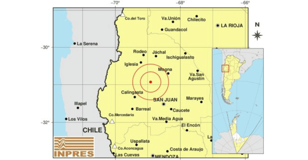 Sismo de magnitud 4,4 se registró durante la madrugada en San Juan Sismo de magnitud 4,4 se registró durante la madrugada en San Juan