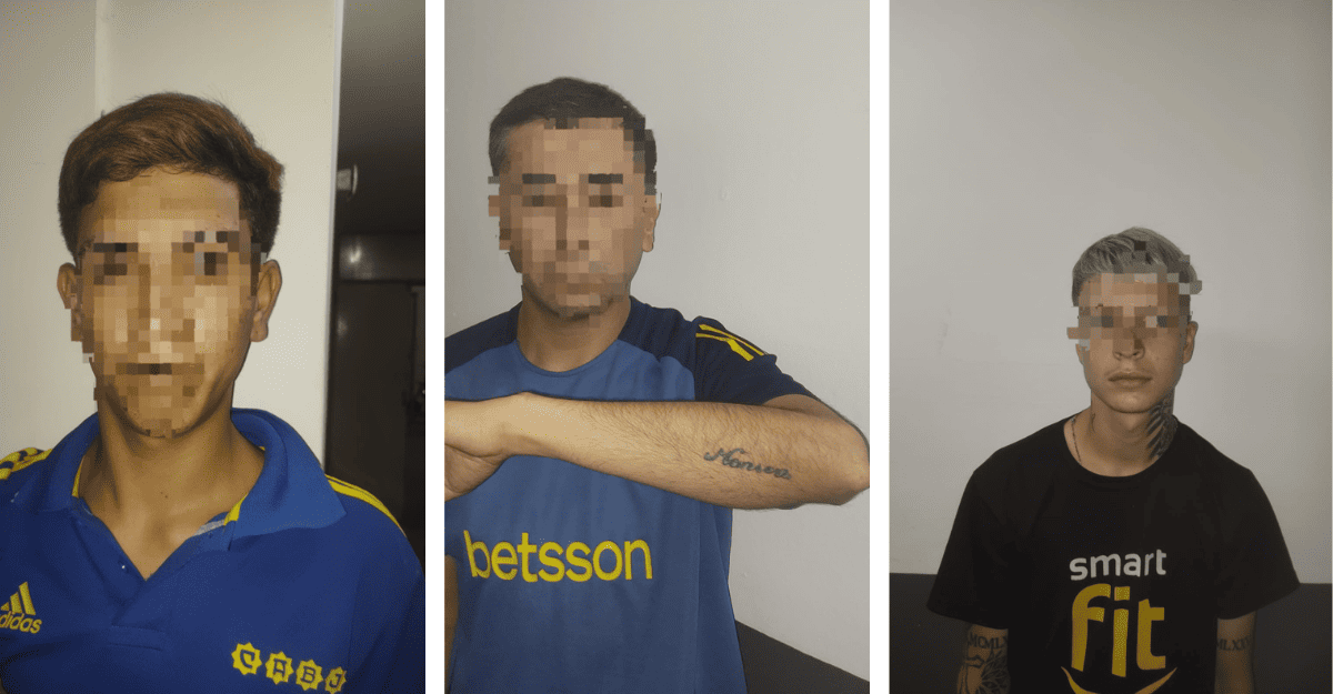 Capital: tres jóvenes fueron detenidos tras un violento intento de robo en banda