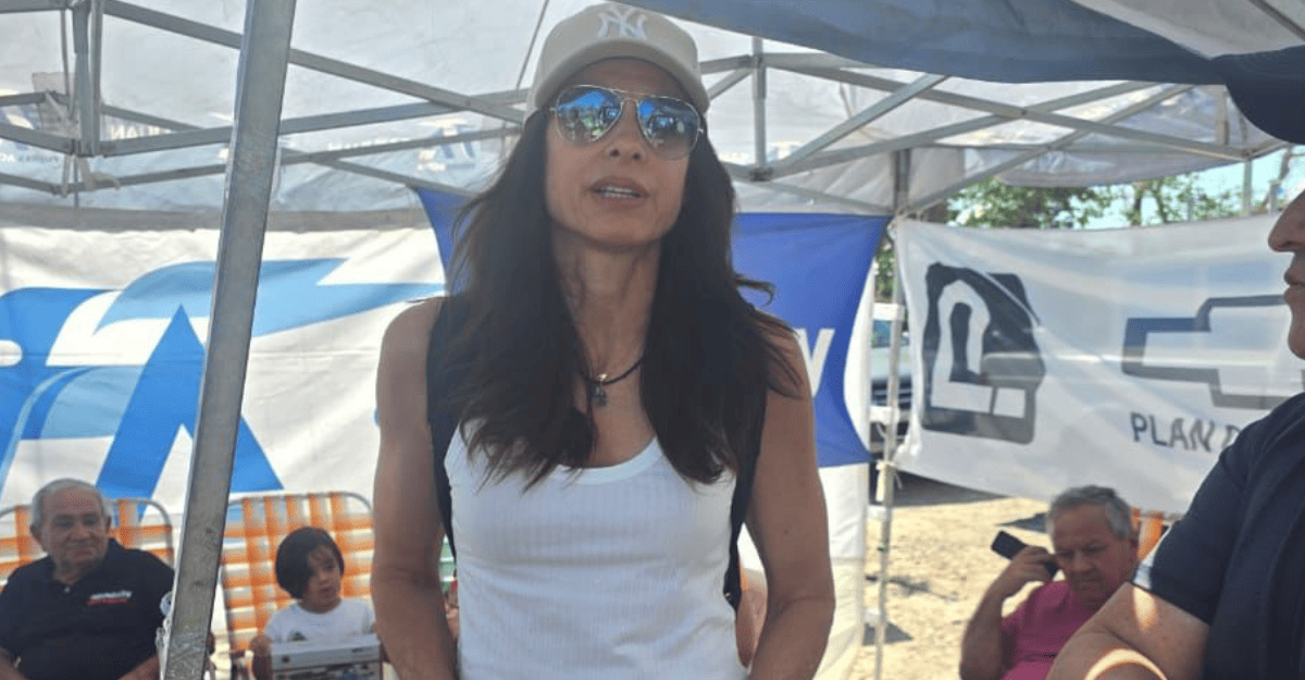 Gabriela Sabatini cumplió una promesa y acompañó a Ramiro Videla en la Vuelta.