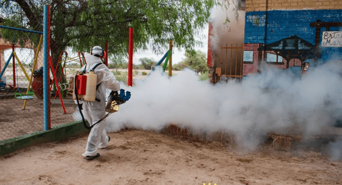 25 de Mayo avanza con la segunda etapa de fumigación en espacios públicos 25 de Mayo avanza con la segunda etapa de fumigación en espacios públicos