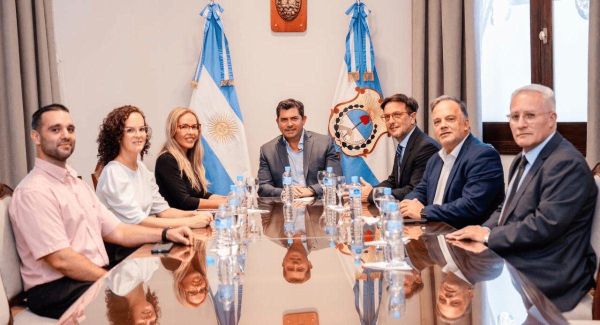 Orrego recibió a Golden Mining tras el inicio del traslado del mineral de Hualilán. Orrego recibió a Golden Mining tras el inicio del traslado del mineral de Hualilán.