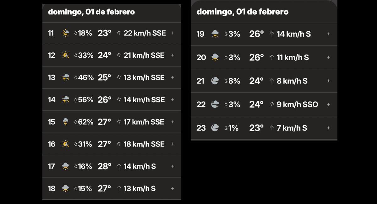 Clima este domingo en San Juan: hora por hora y con alerta por tormentas Clima este domingo en San Juan: hora por hora y con alerta por tormentas
