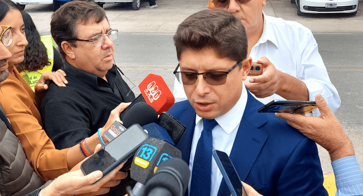 Juan José Orrego anticipó la inauguración del parque más importante de San Juan  en Santa Lucía