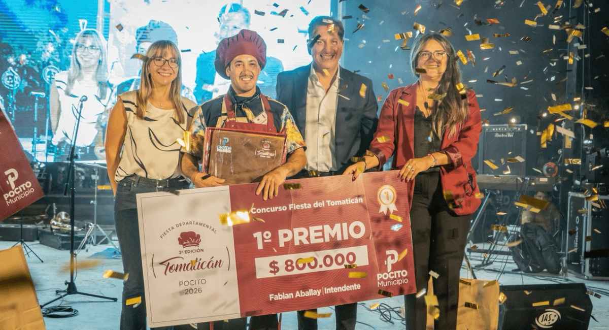 Gran noche en Pocito: Emanuel Alé se consagró Embajador del Tomaticán 2026. Gran noche en Pocito: Emanuel Alé se consagró Embajador del Tomaticán 2026.