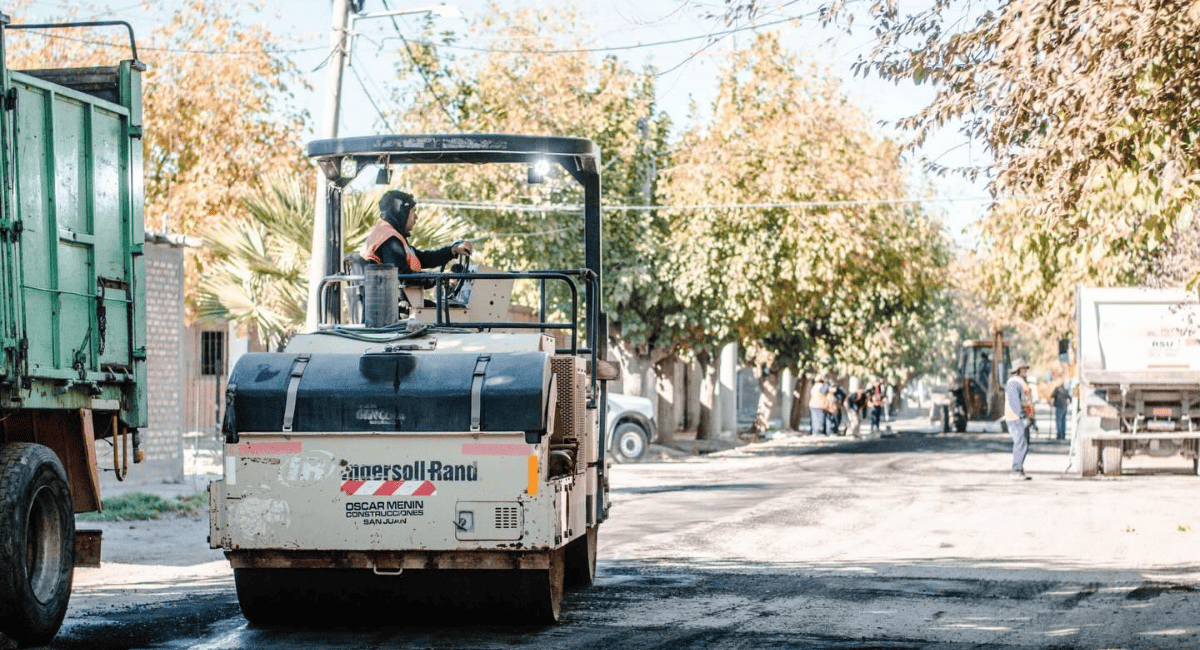 Caucete avanza con obras claves para la futura pavimentación en distintos puntos del departamento