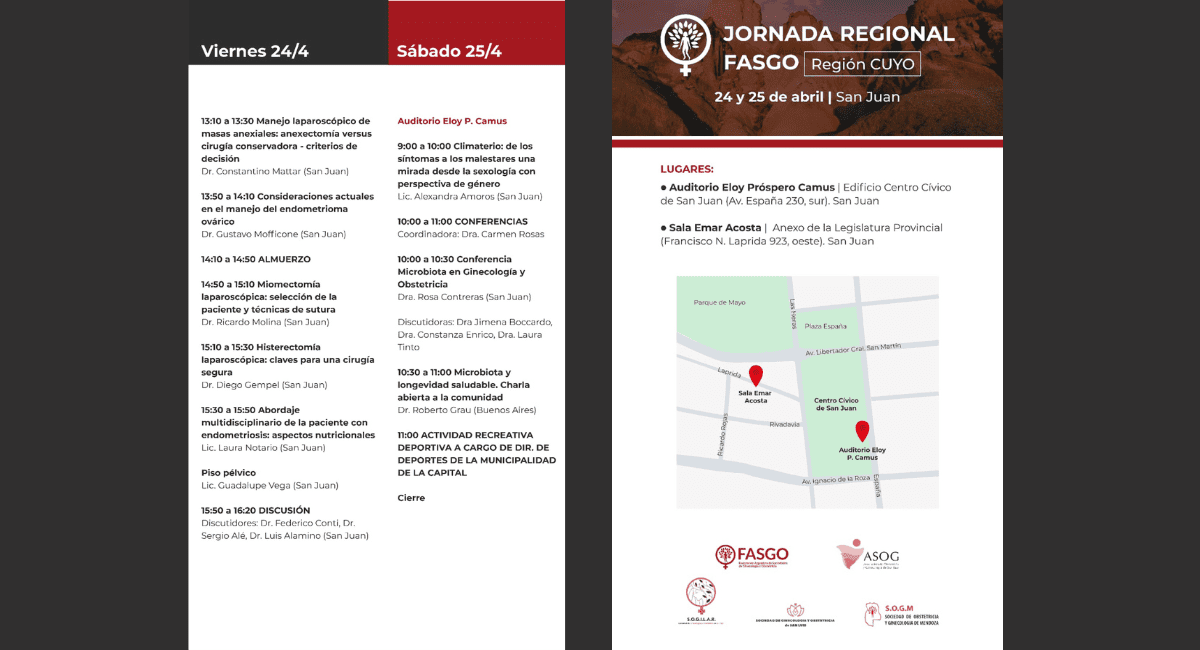 San Juan será sede de la Jornada Regional Cuyo 2026 de FASGO San Juan será sede de la Jornada Regional Cuyo 2026 de FASGO