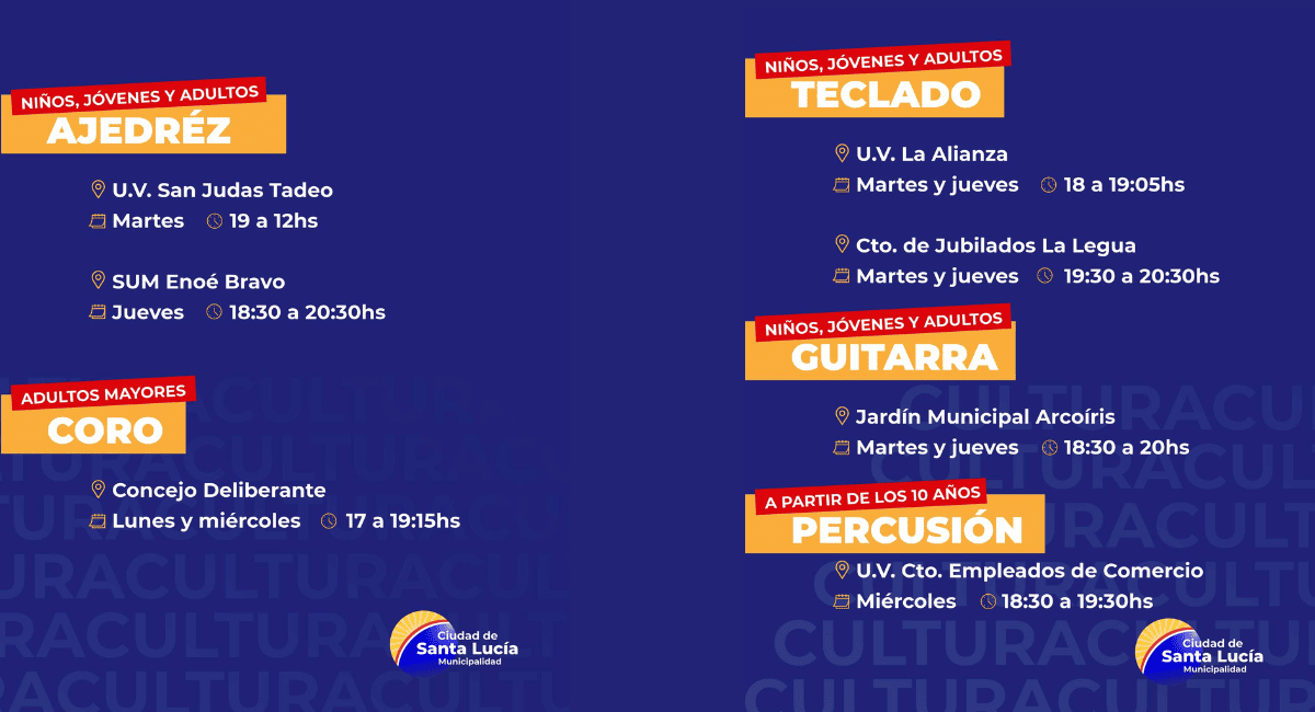 Santa Lucía ofrece talleres gratuitos en la Escuela de Arte Santa Lucía ofrece talleres gratuitos en la Escuela de Arte
