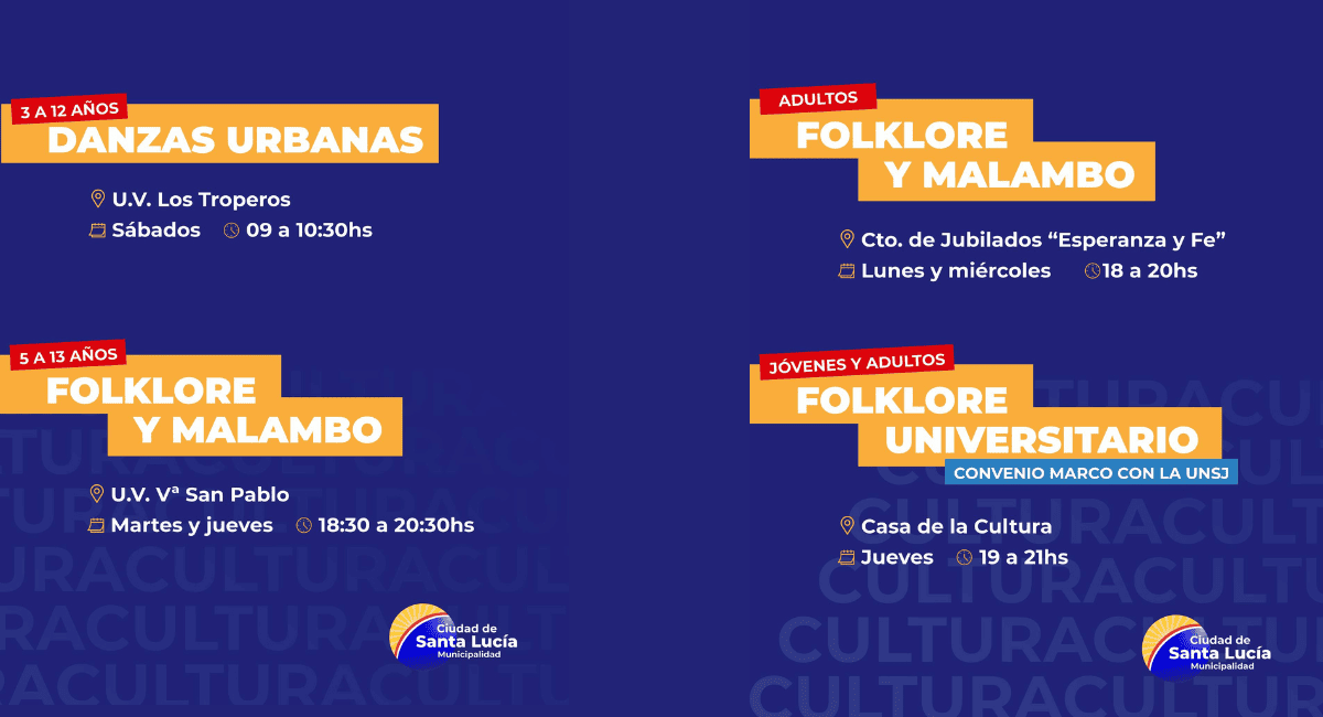 Santa Lucía ofrece talleres gratuitos en la Escuela de Arte Santa Lucía ofrece talleres gratuitos en la Escuela de Arte