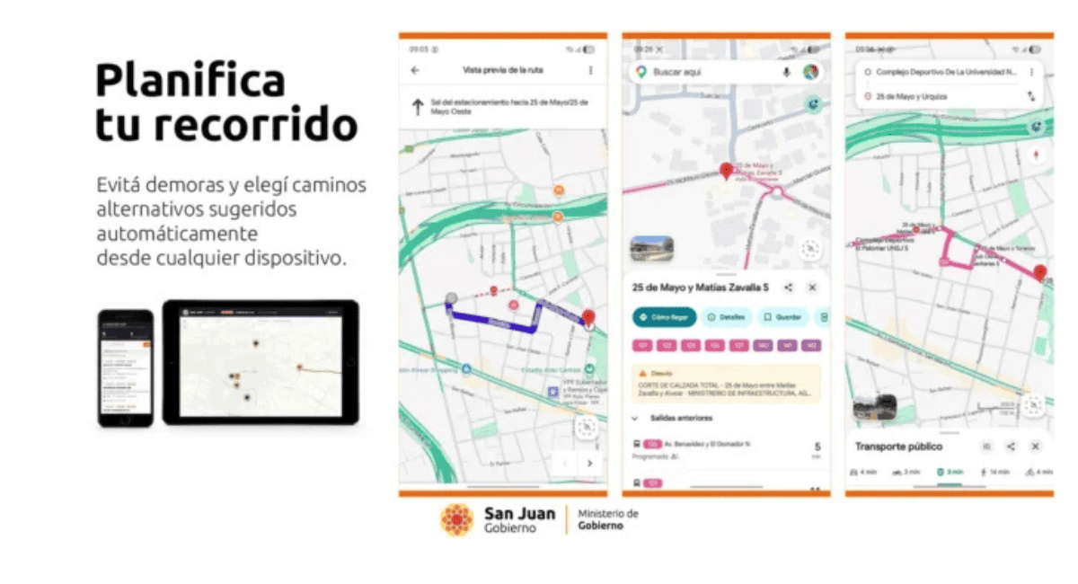 Nueva plataforma permite prever desvíos y obras desde Google Maps. Nueva plataforma permite prever desvíos y obras desde Google Maps.