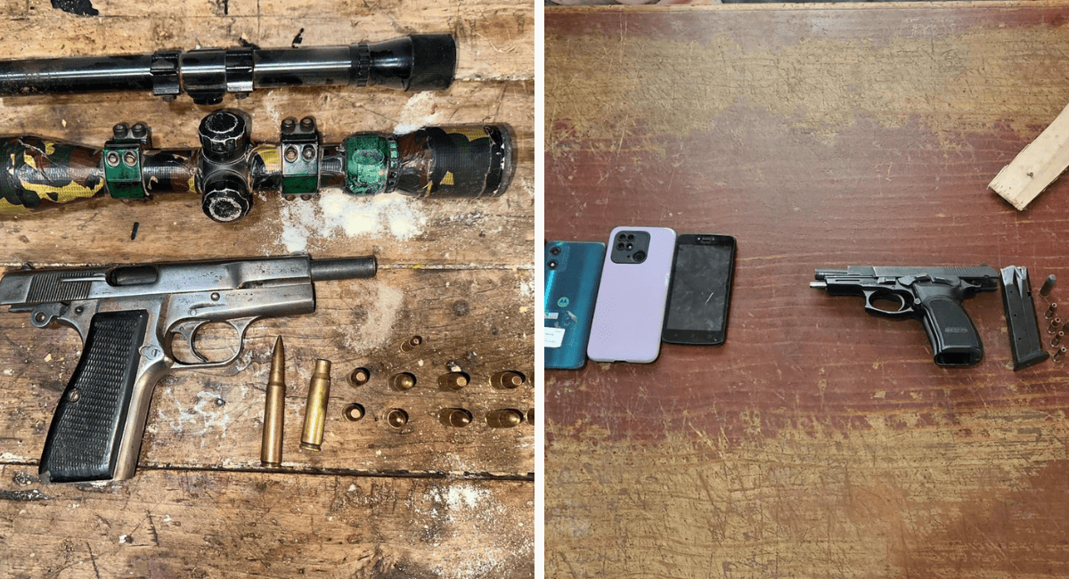 Megaoperativo en Rivadavia: armas, droga y robos
