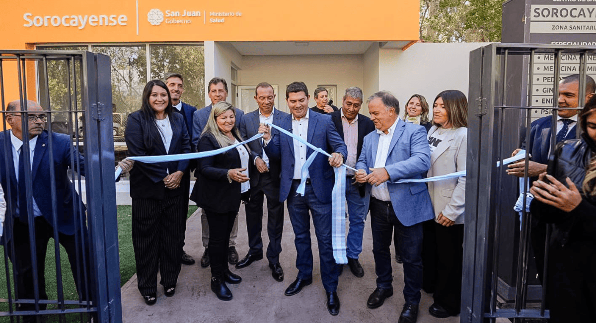 Marcelo Orrego recorrió el operativo San Juan Cerca e inauguró obras en centros de salud de Barreal