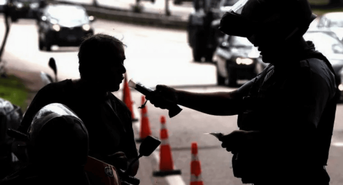Semana Santa: intenso operativo de tránsito,un motociclista circulaba con 1,81 g/l de alcohol en sangre.