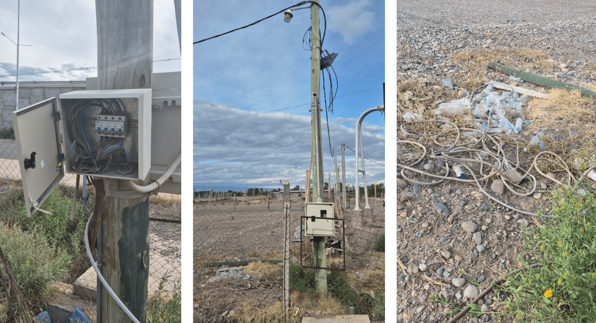 Detienen a dos personas por intentar robar cables en el Velódromo Vicente Chancay Detienen a dos personas por intentar robar cables en el Velódromo Vicente Chancay