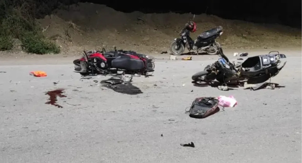 Tragedia en Jáchal: murió un motociclista tras un violento choque con otra moto