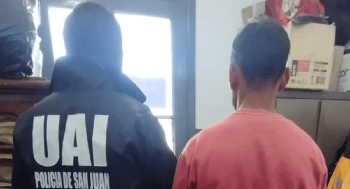 Detenido en Santa Lucía: tenía pedido de captura por robo y violación de domicilio