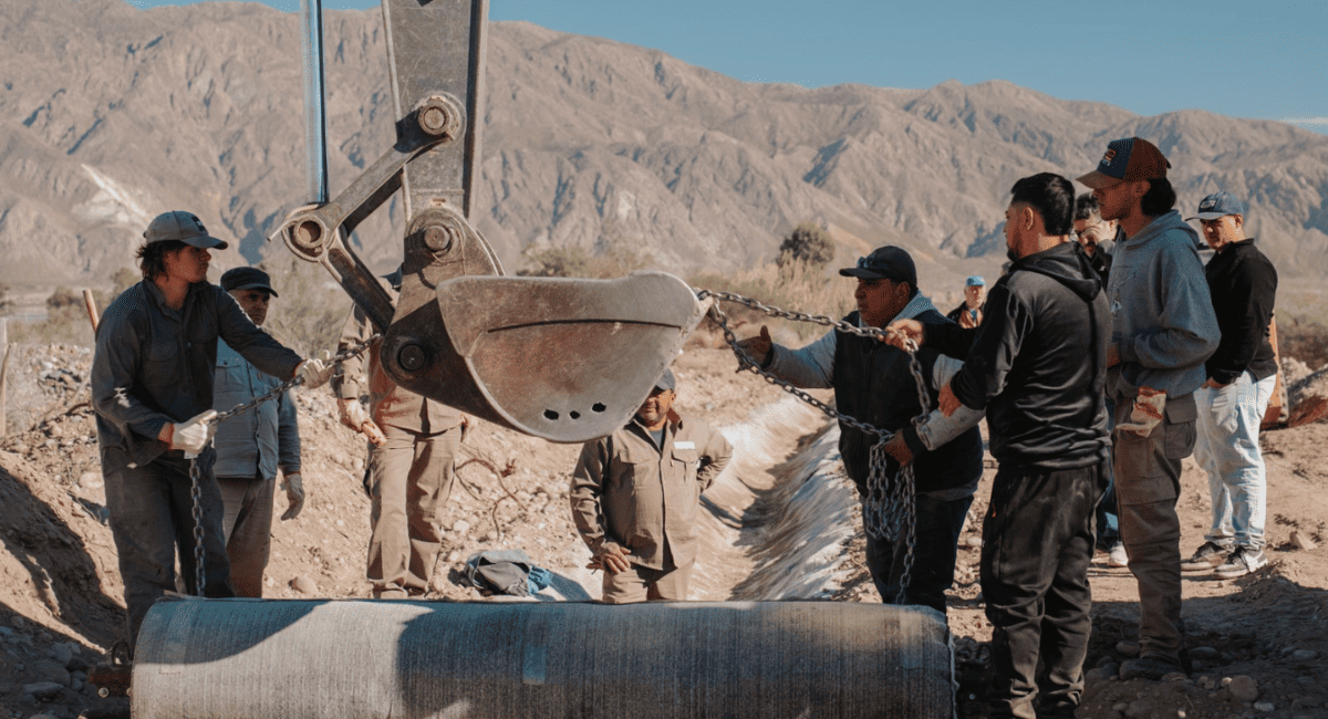 Departamento de Hidráulica prueba mantas cementicias en Pocito para modernizar la impermeabilización. Departamento de Hidráulica prueba mantas cementicias en Pocito para modernizar la impermeabilización.