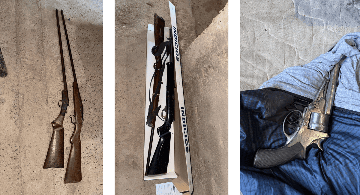 Secuestran armas, drogas y animales silvestres en dos allanamientos en Pocito. Secuestran armas, drogas y animales silvestres en dos allanamientos en Pocito.