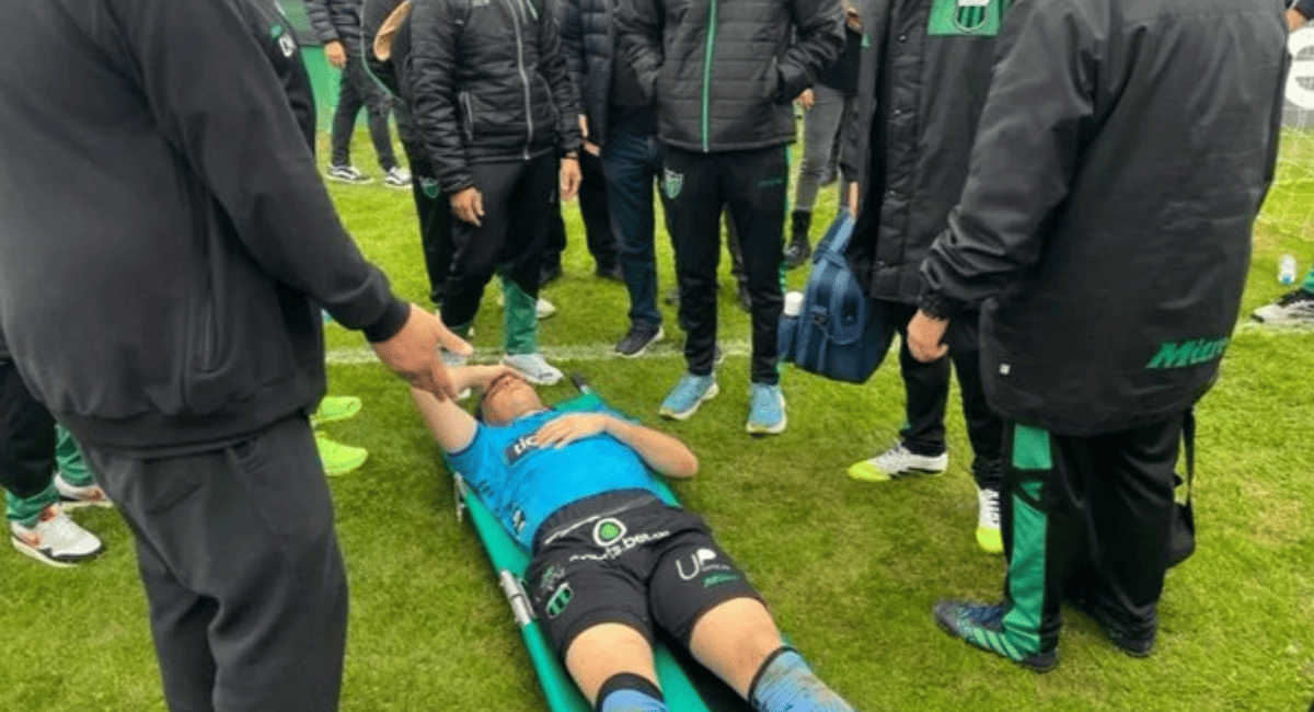 Suspendieron San Martín vs. Nueva Chicago por una agresión al arquero visitante