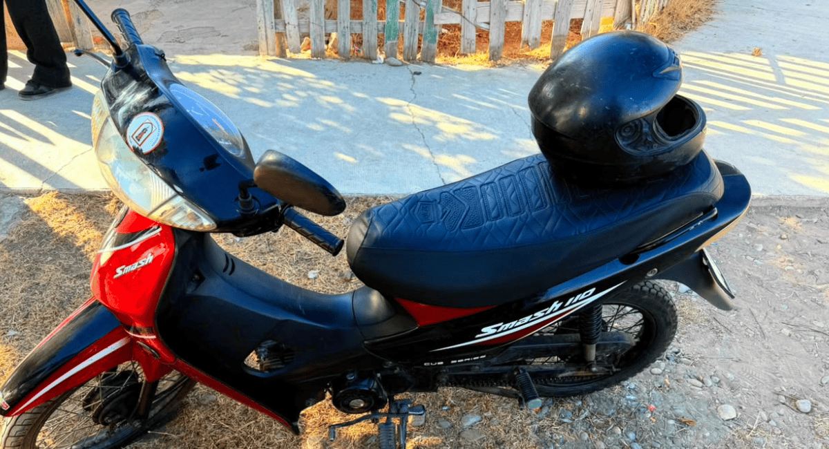 Detuvieron en Pocito a un joven que robó una moto en el estacionamiento de un súper