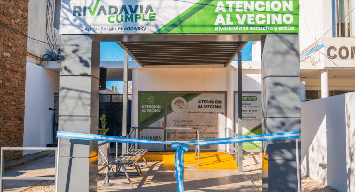Rivadavia se moderniza: inauguraron las nuevas oficinas de Atención al Vecino con sistema digital de reclamos