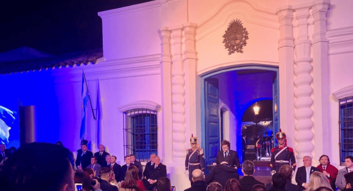 Marcelo Orrego acompañó a Javier Milei en los actos del 9 de Julio en Tucumán