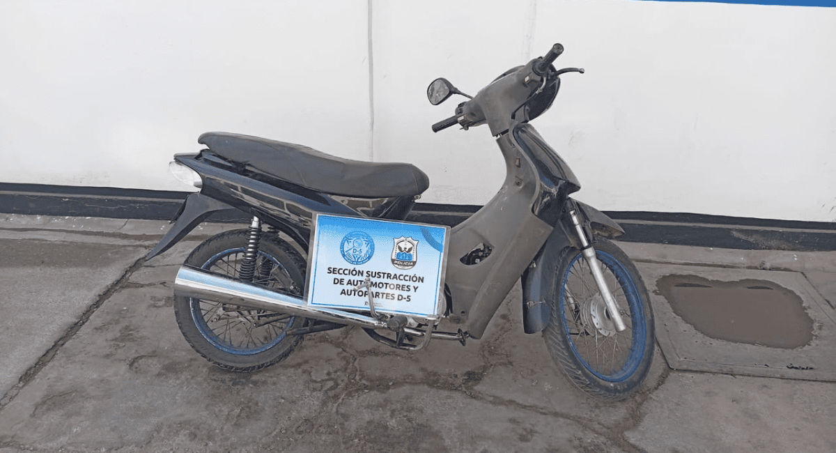 Tres motos robadas y adulteradas fueron recuperadas tras operativos en Chimbas, Sarmiento y Capital