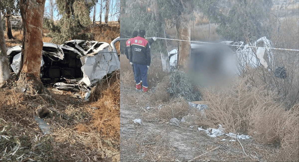 Impacto mortal en Caucete: Una camioneta cayó a un desagüe y murieron dos personas