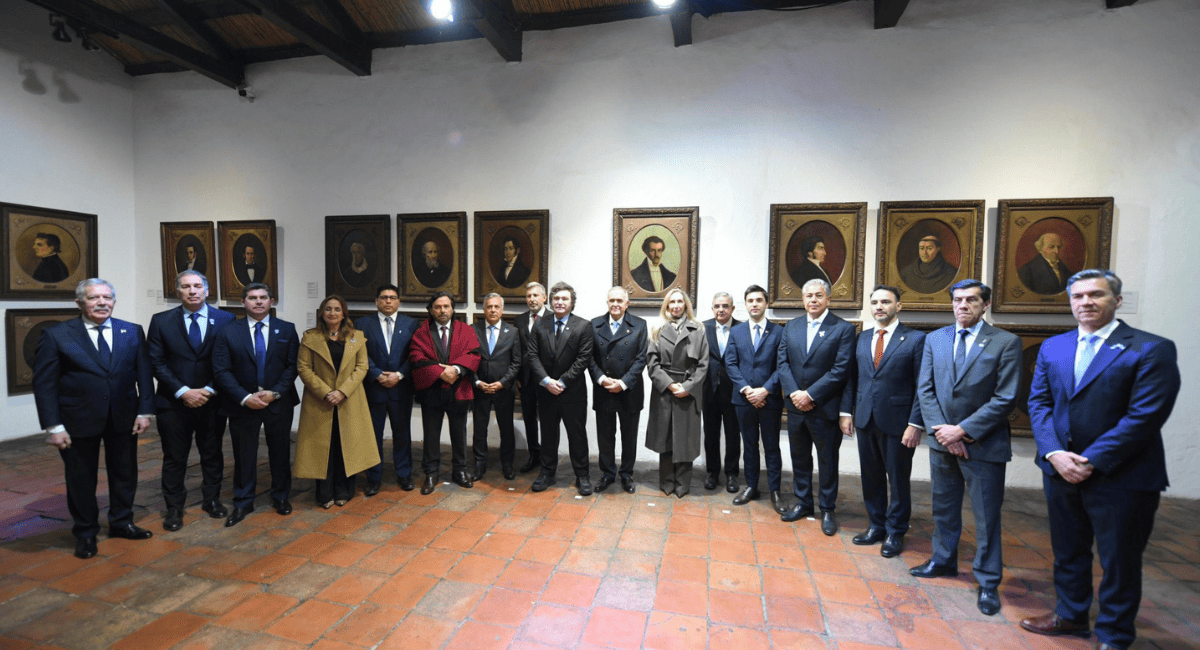 Marcelo Orrego acompañó a Javier Milei en los actos del 9 de Julio en Tucumán