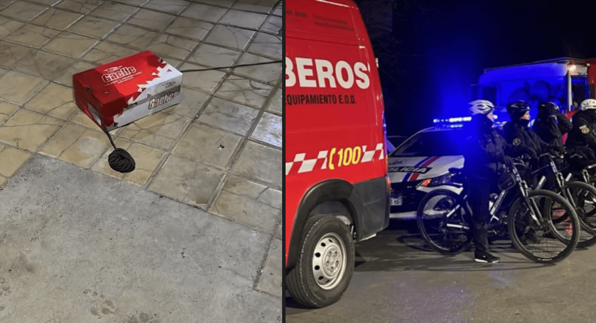 Tensión en Capital: hallan una bomba molotov casera frente a la Fiscalía de Estado
