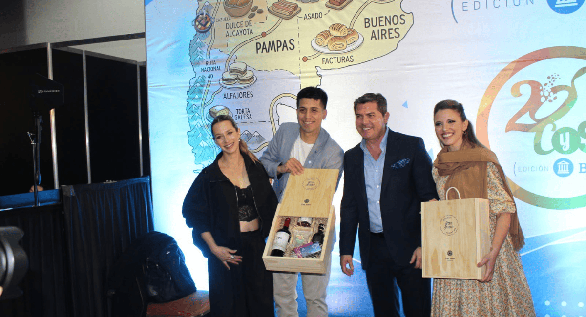 Marcelo Orrego acompañó la presentación de la gastronomía de San Juan en Caminos y Sabores