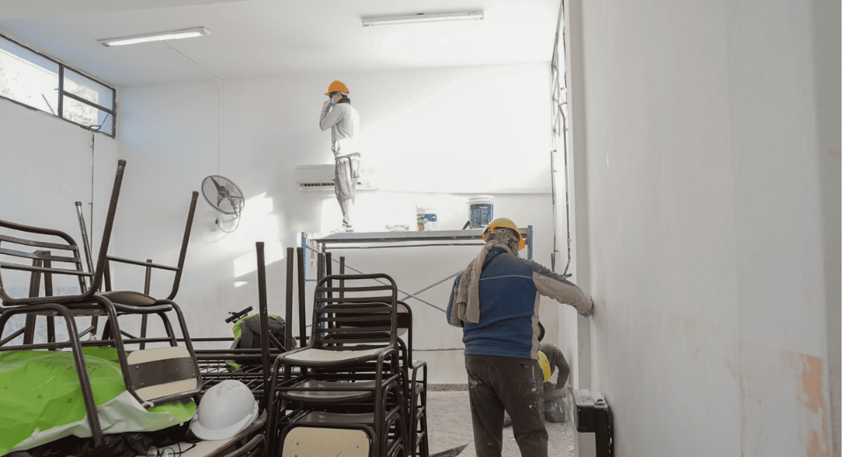 Mantenimiento escolar: Repararán de forma integral 160 escuelas durante el receso