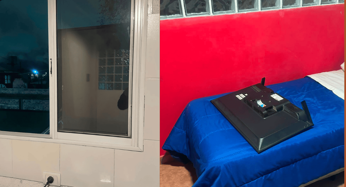 ¡Madrugada de robo! Detuvieron a un joven tras intentar llevarse dos televisores