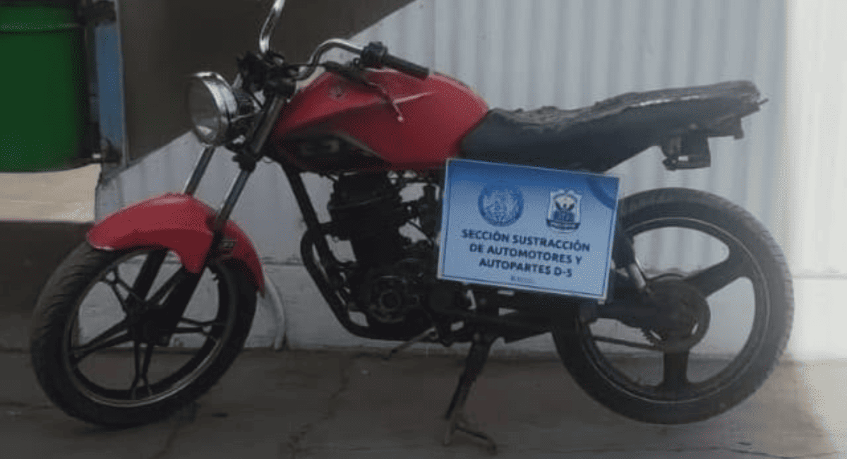 Tres motos robadas y adulteradas fueron recuperadas tras operativos en Chimbas, Sarmiento y Capital