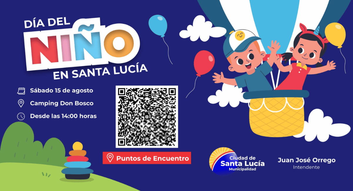 Santa Lucía prepara una gran fiesta familiar por el Día del Niño Santa Lucía prepara una gran fiesta familiar por el Día del Niño