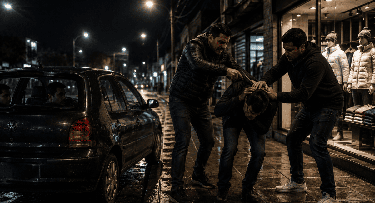 Brutal asalto en Rivadavia: a punta de pistola, delincuentes desvalijan una tienda de ropa