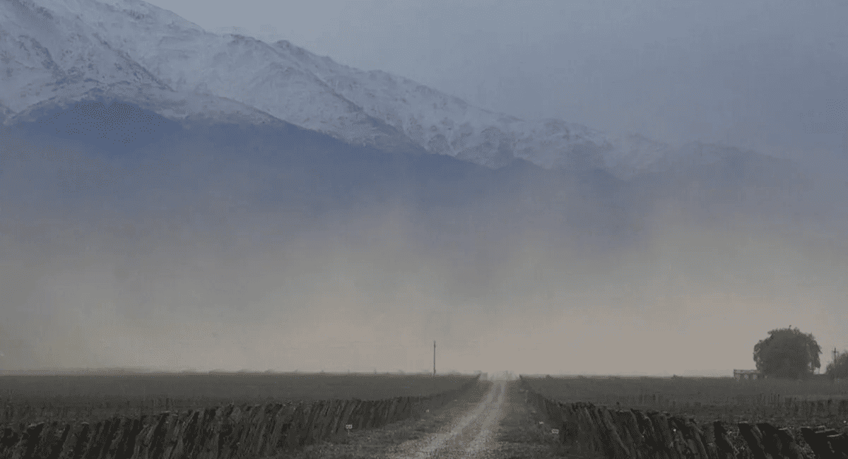 San Juan: alerta amarilla por vientos de más de 100 km/h en la cordillera